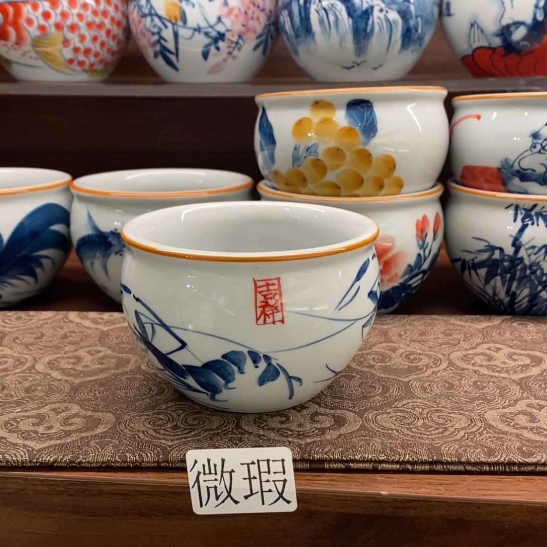 釉下彩手工绘制手工绘制