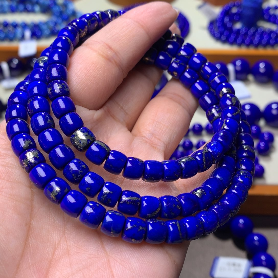 青金石手链未镶嵌7m