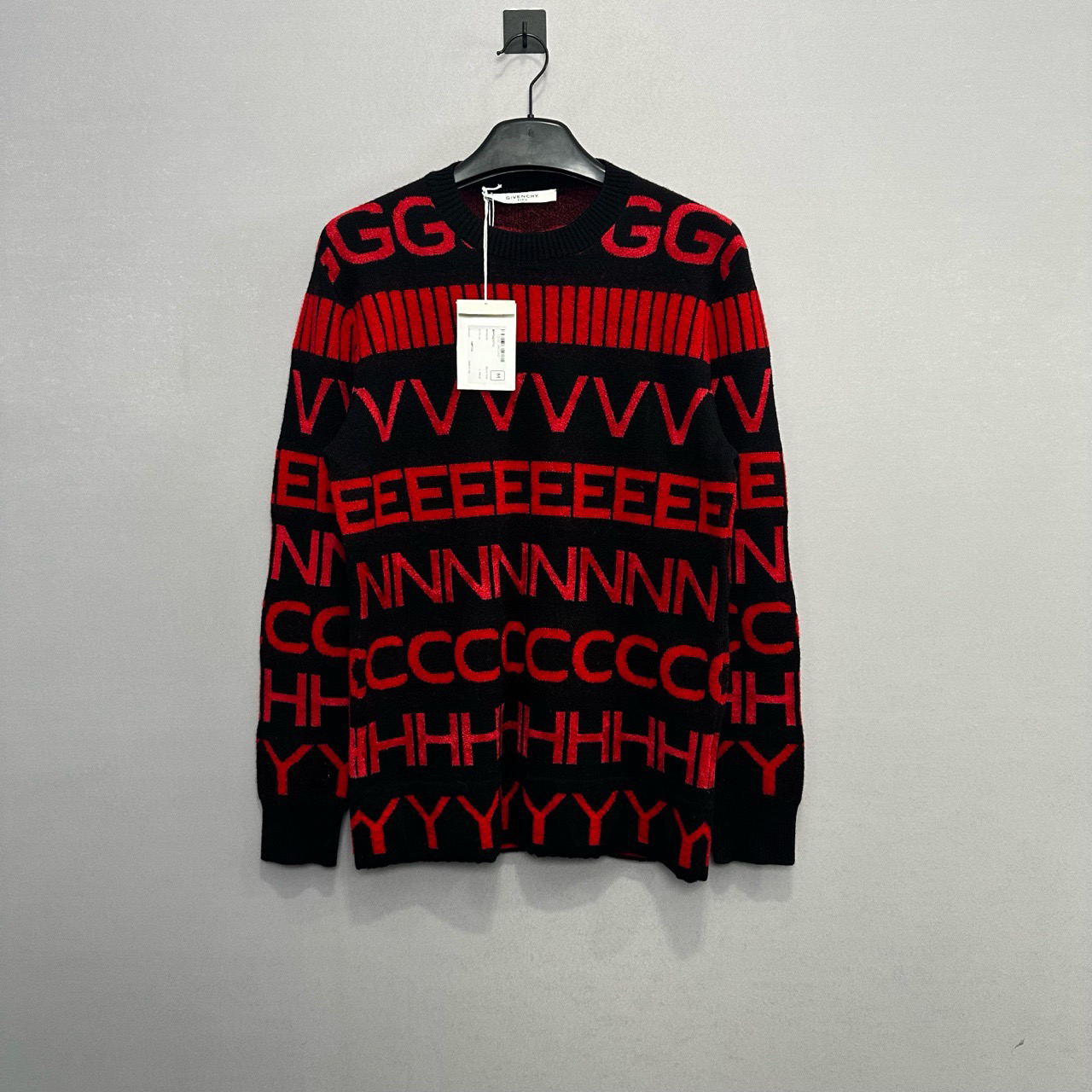 全新未使用 Givenchy/纪梵希 新款满印毛衣/M码/原吊牌/公价9900