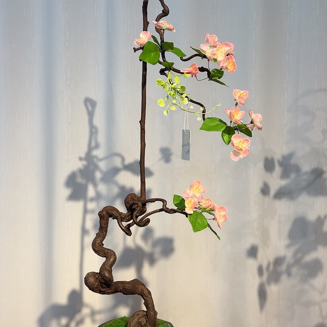 有机玻璃仿真花真根一物一拍