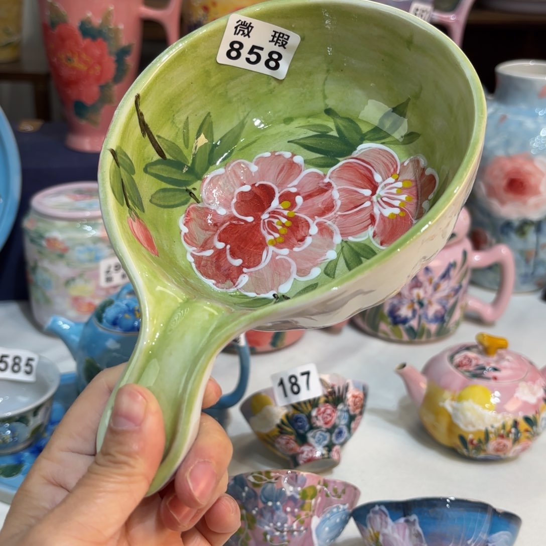 景德镇手绘高温釉下彩陶瓷茶具
