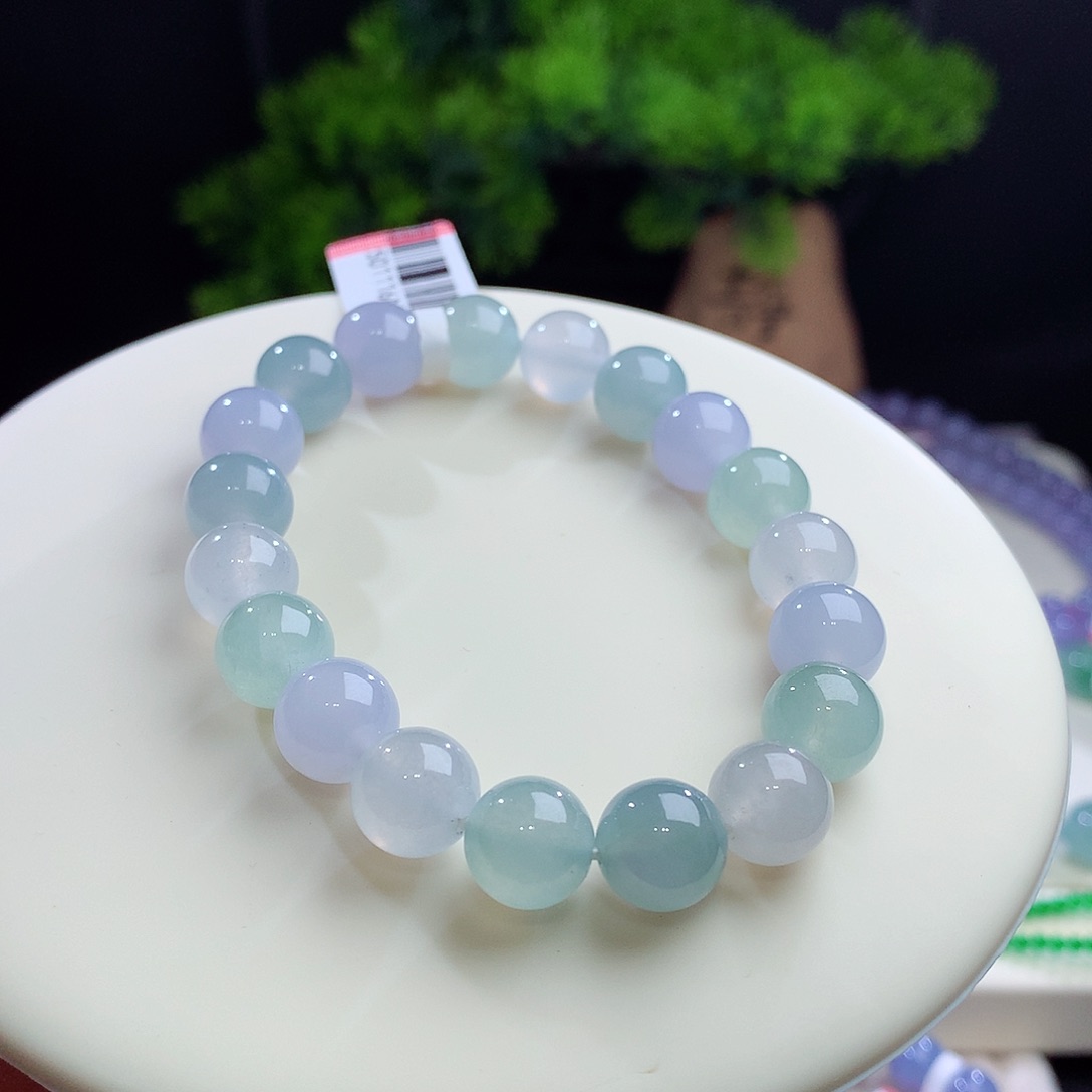 未镶嵌手串翡翠卡10mm