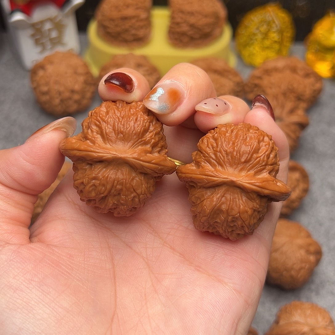 把件文玩核桃毕业精品精配血麒麟37全品绝绝