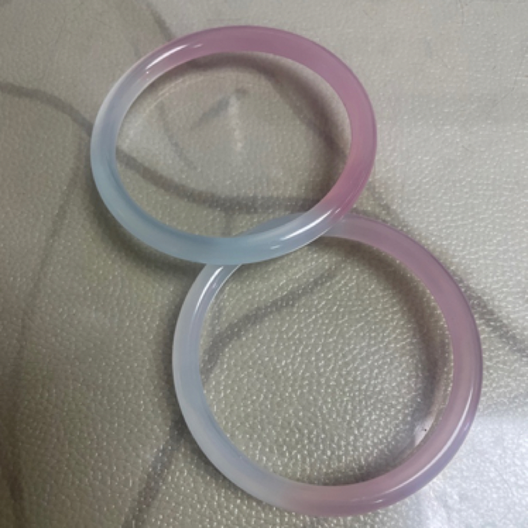 卡6春彩马卡龙玛瑙手镯（圈口自选50到61）正常拍大一二码