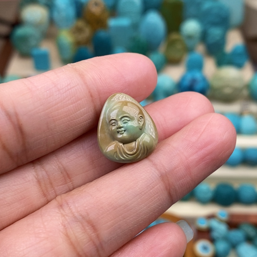 绿松石珠宝奇石未镶嵌