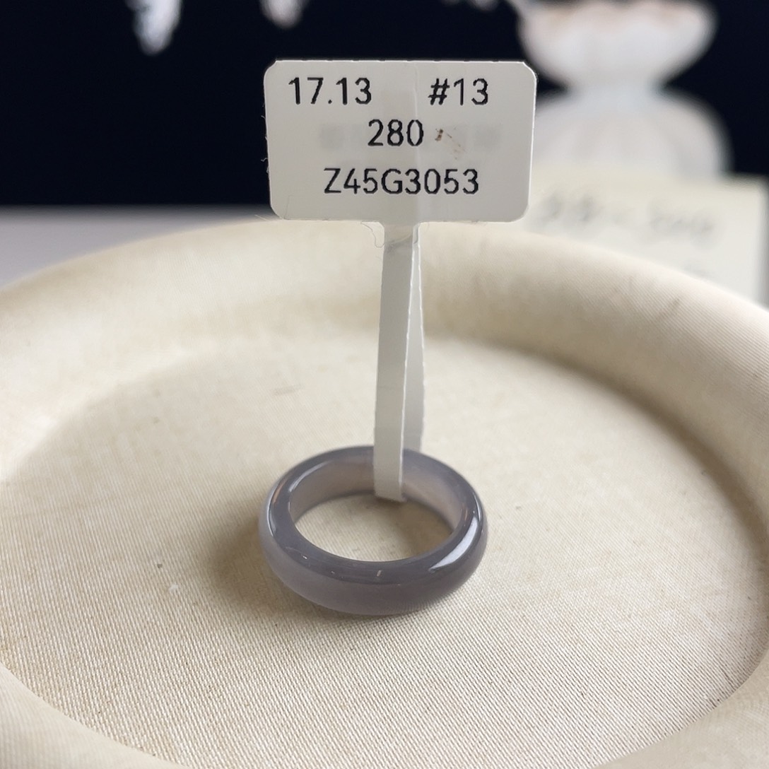 和田玉（糖玉）未镶嵌戒圈17.13