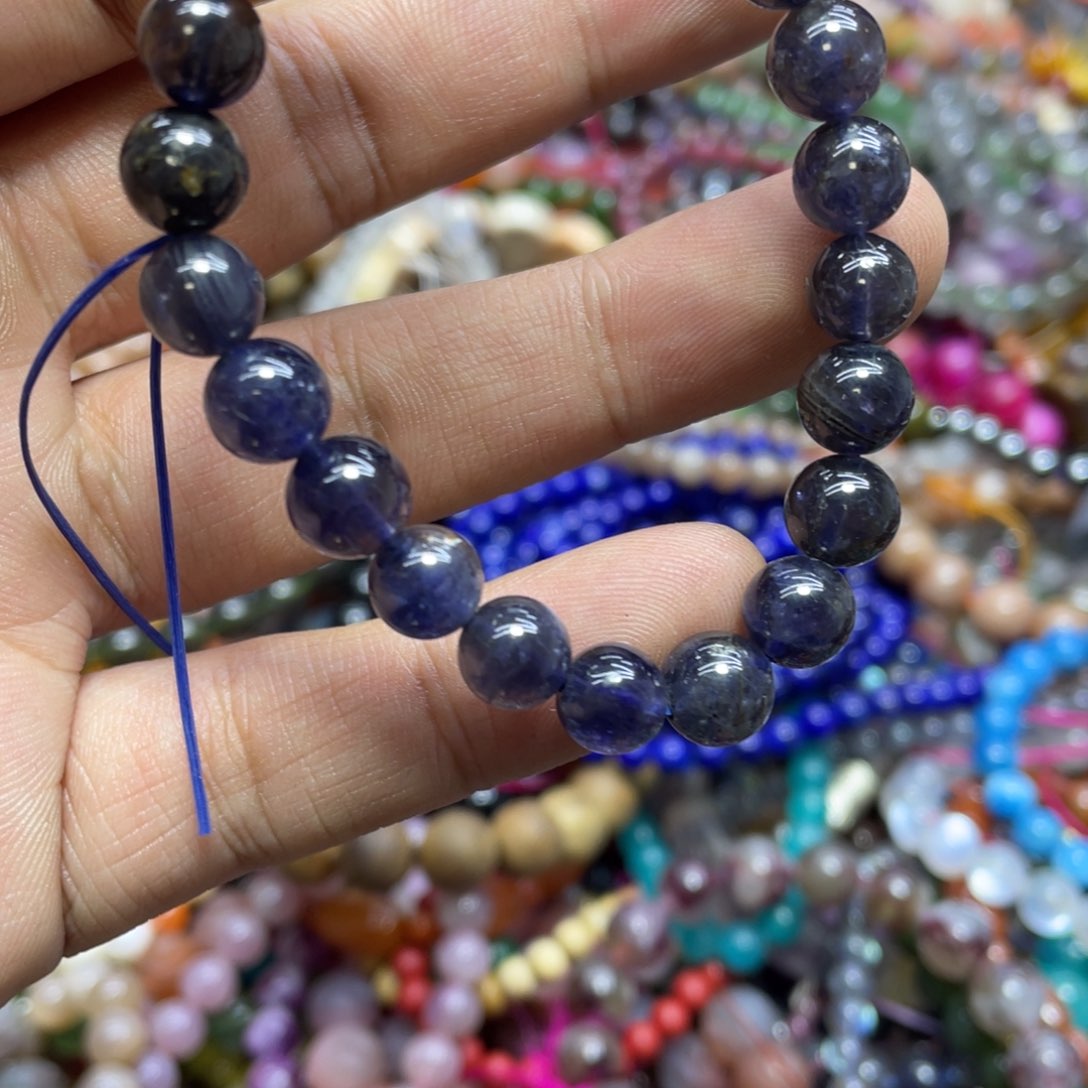 紫晶颈饰银S800镀金镶嵌