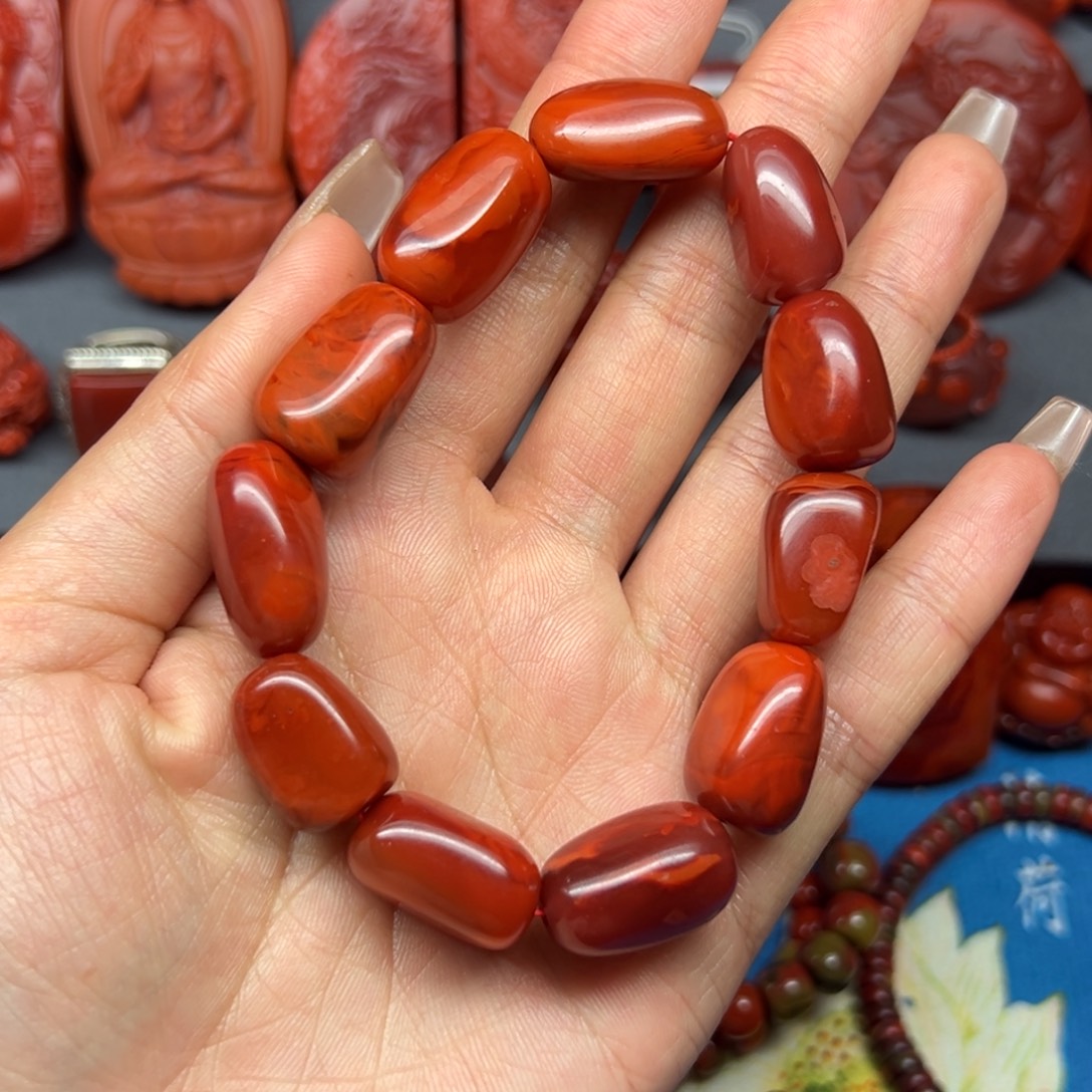 南红玛瑙未镶嵌配饰