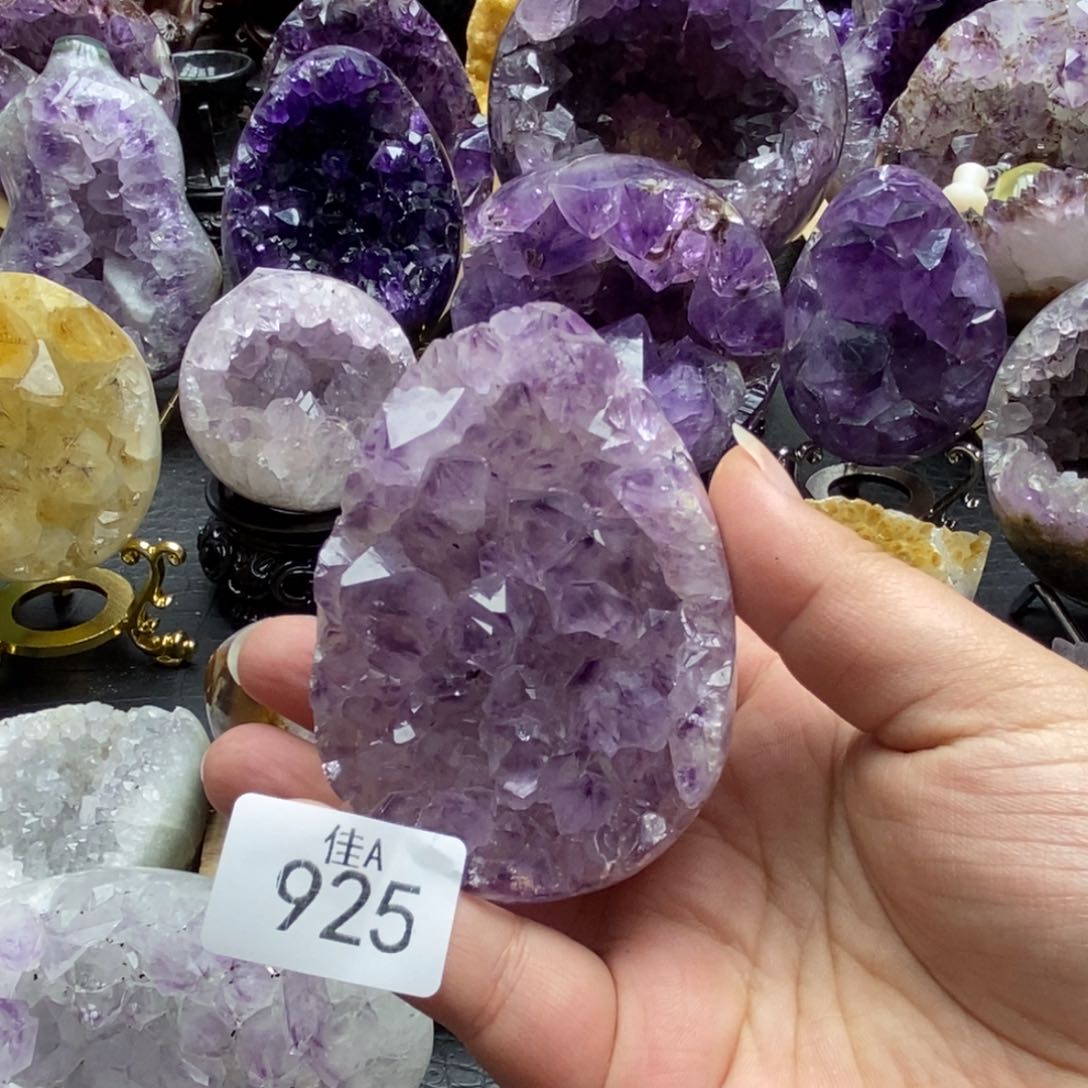 未镶嵌大型摆件（非配饰）紫晶星****间