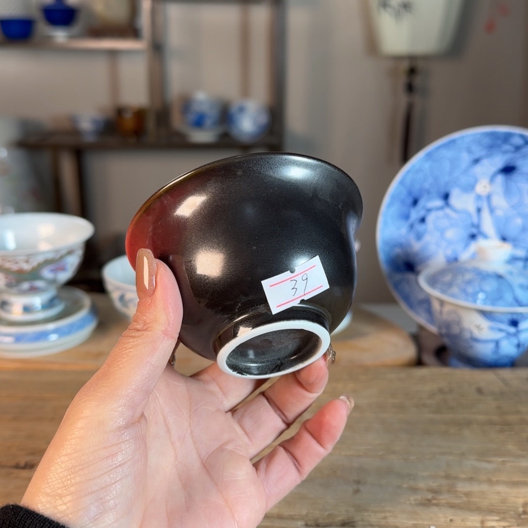 杯景德镇陶瓷柴烧多人