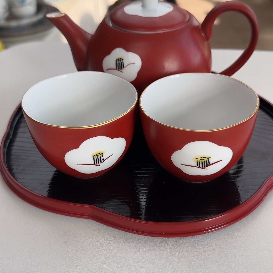 瓷片藏珍窑，1壶2杯，壶360毫升，杯子140毫升