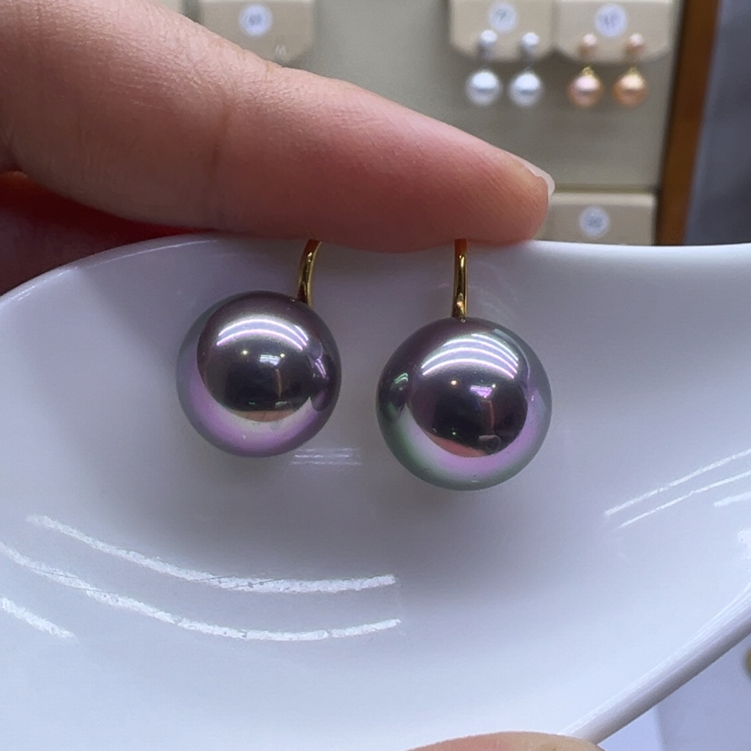 淡水珍珠耳饰未镶嵌