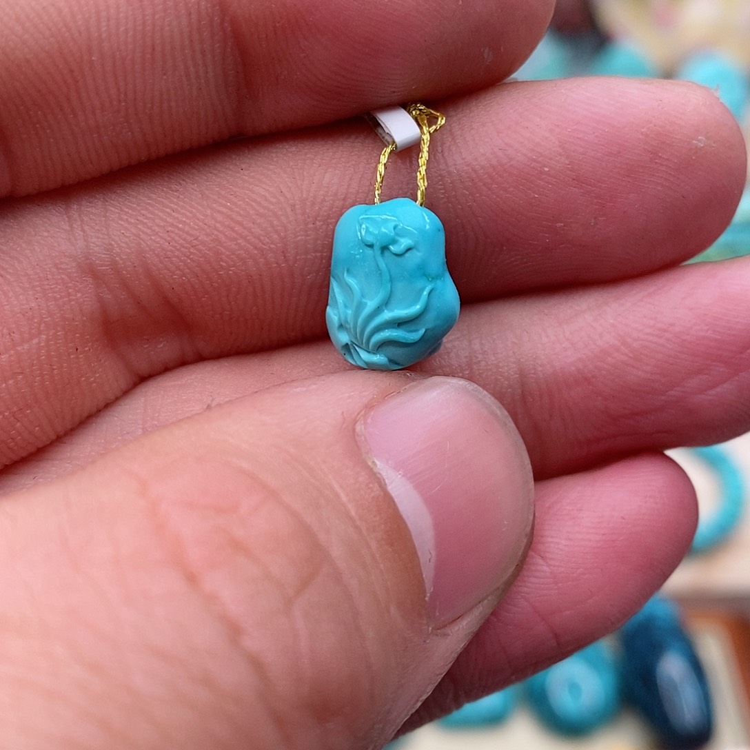 绿松石珠宝奇石未镶嵌