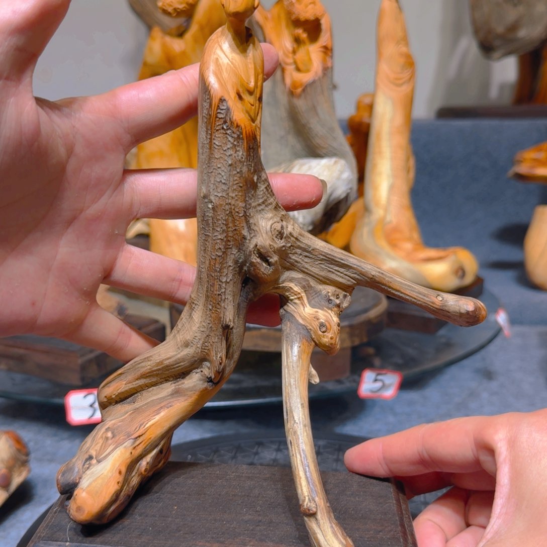 柏木（崖柏）崖柏手把件摆件