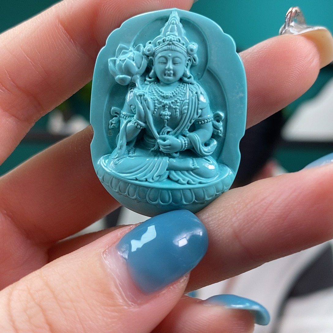 绿松石珠宝奇石未镶嵌