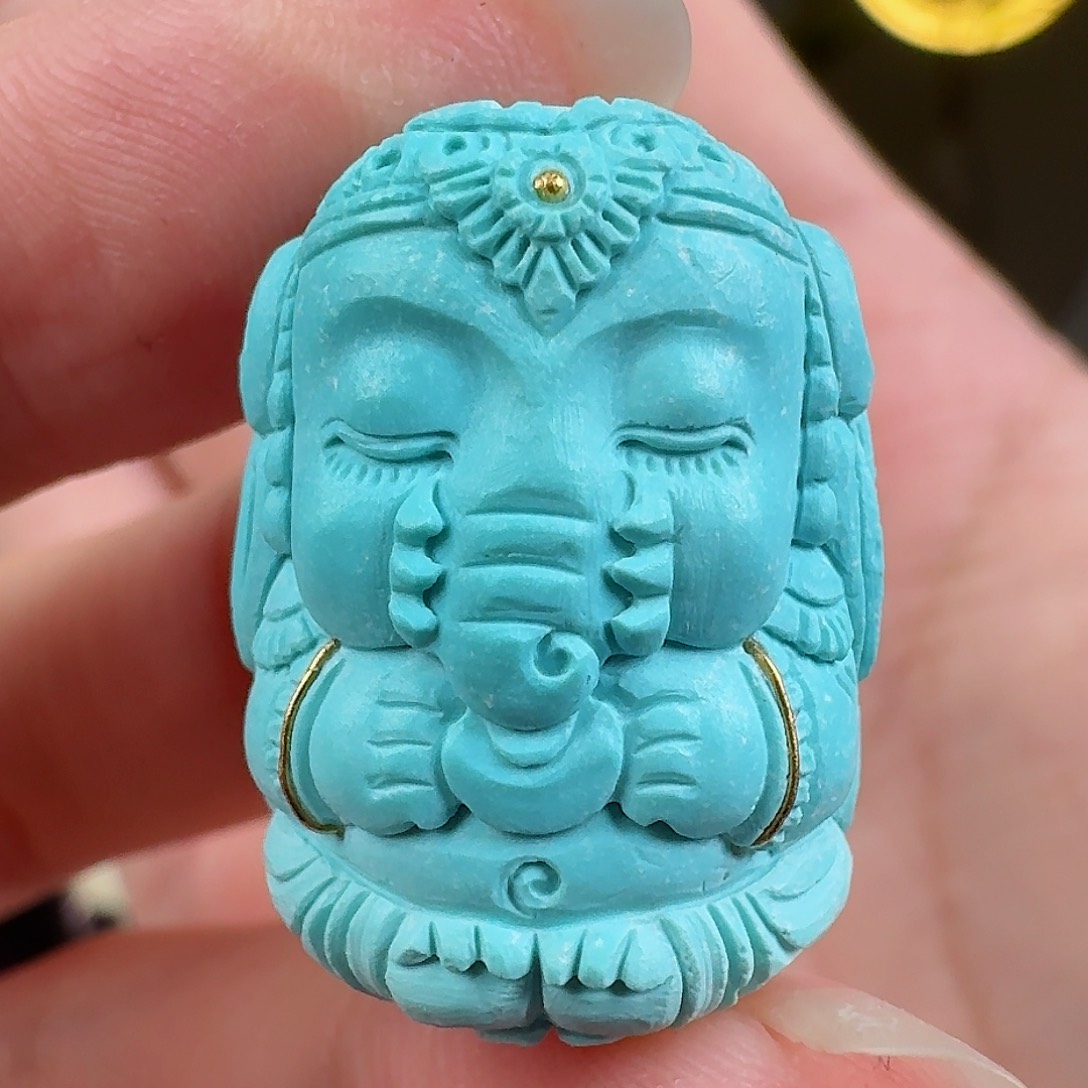 绿松石珠宝奇石未镶嵌