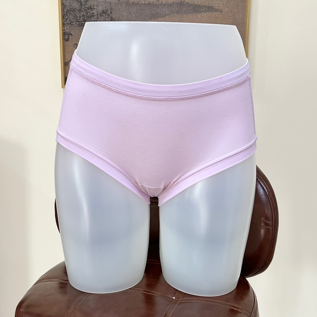 【B品】裆部柞蚕丝舒适透气中腰女士三角内裤底裤 0886A