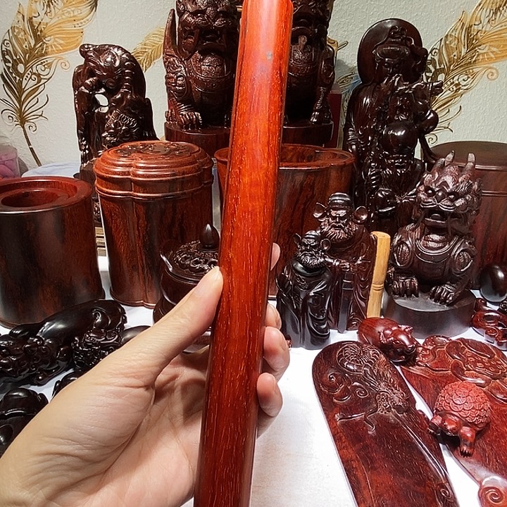 笑***开小叶紫檀印度小叶紫檀长棍工艺品