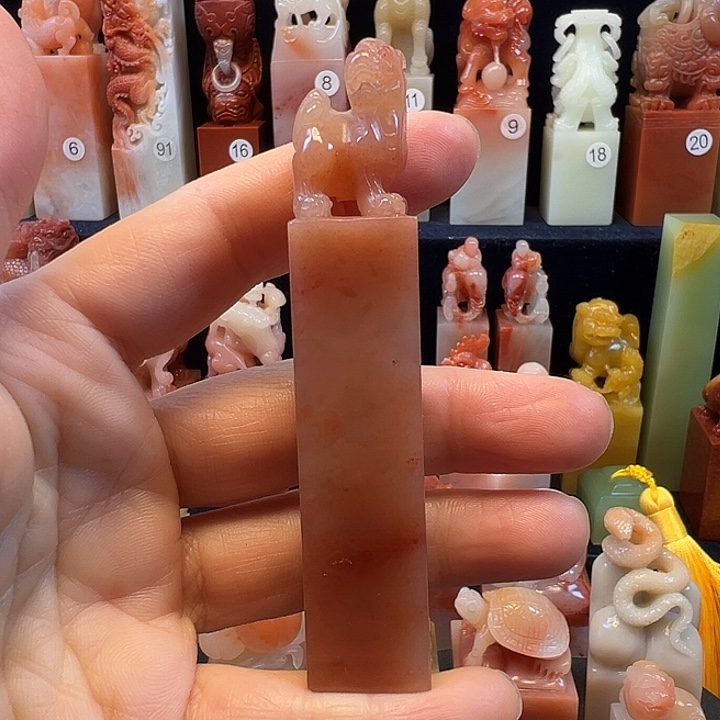 寿山石印石寿山石手工雕刻