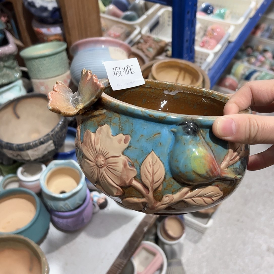 陶瓷多肉小花盆@@506