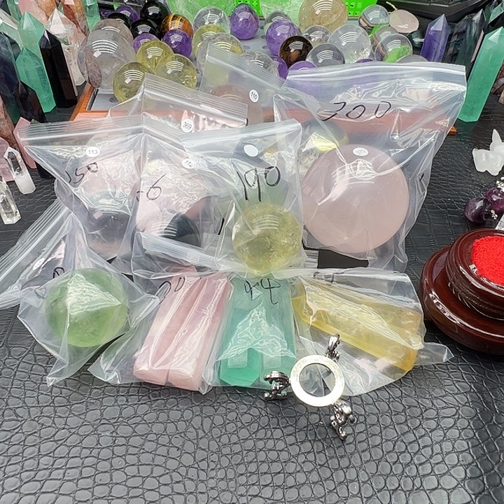 福***店未镶嵌水晶珠宝半成品370