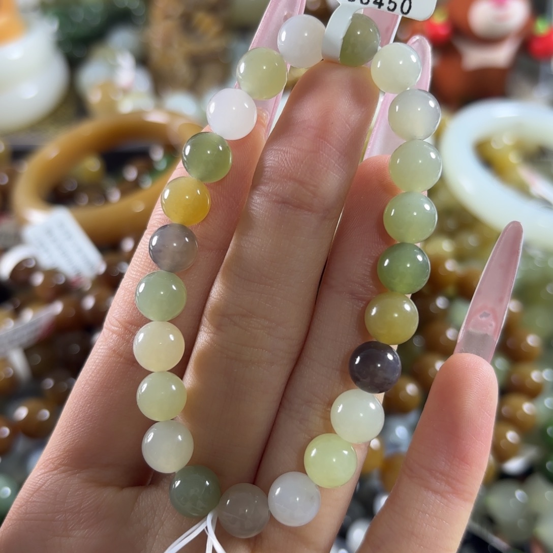 和田玉未镶嵌手链208