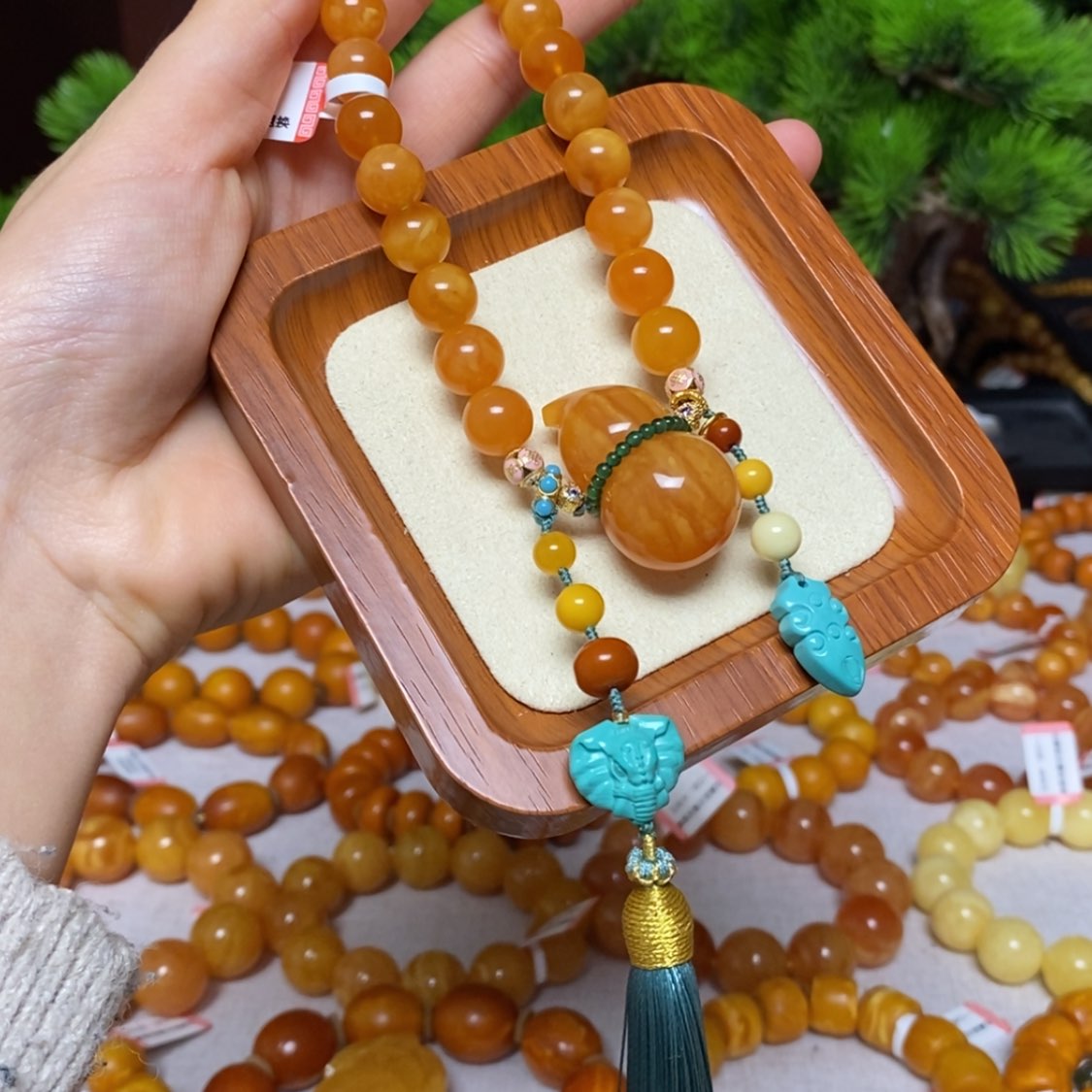 【闪购商品】手链蜜蜡未镶嵌手串