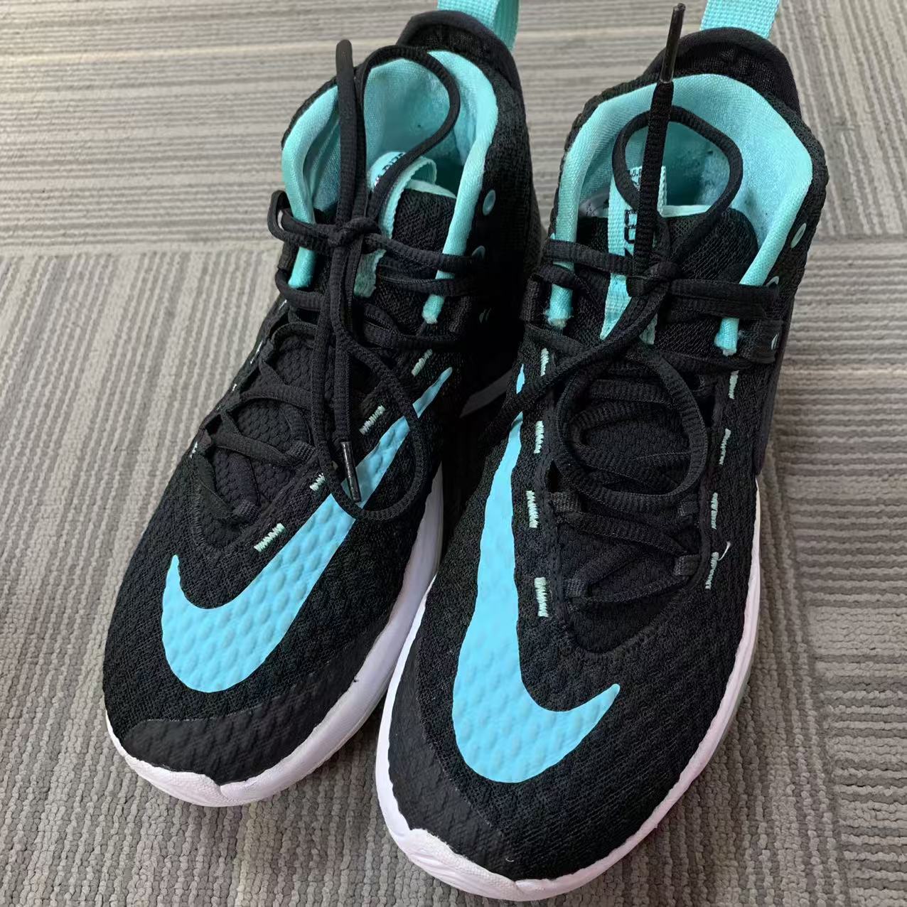 瑕疵慎拍 Nike/耐克男款舒适百搭中帮实战篮球鞋BQ5398-001-40.5