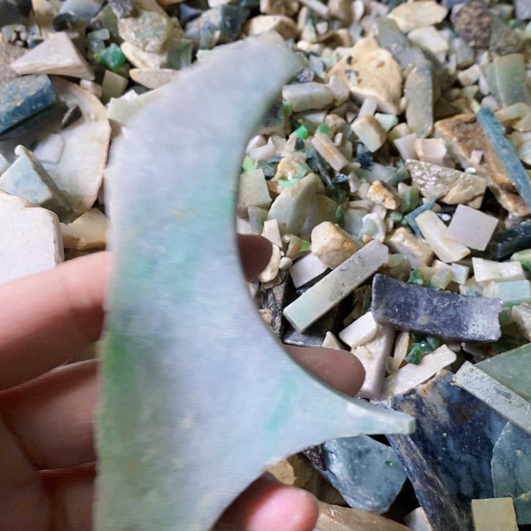 翡翠未镶嵌颈饰天然翡翠