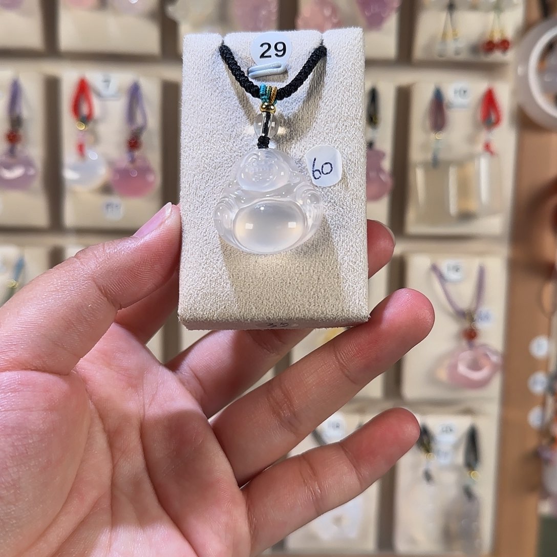 玛瑙/玉髓吊坠(赠链)未镶嵌