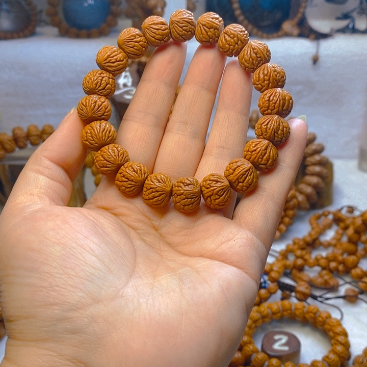 吊坠桃核老树荔枝单圈