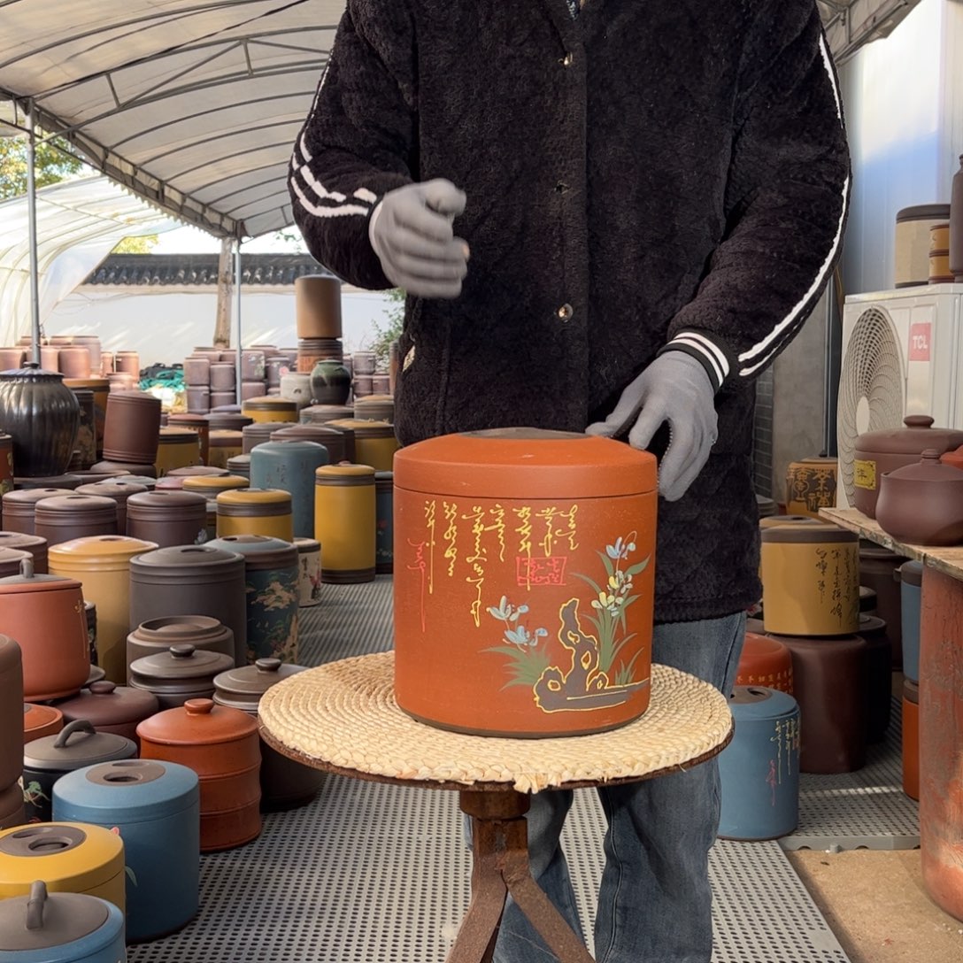 茶叶罐紫砂8 饼茶叶罐