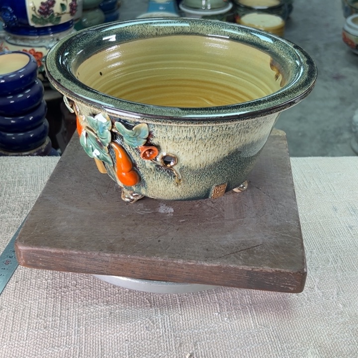 泳坤堂石湾盆陶瓷