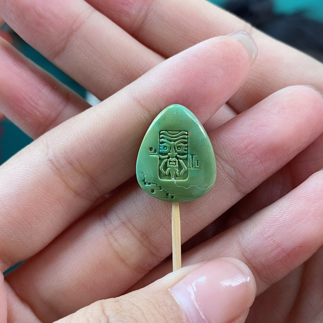 绿松石珠宝奇石未镶嵌