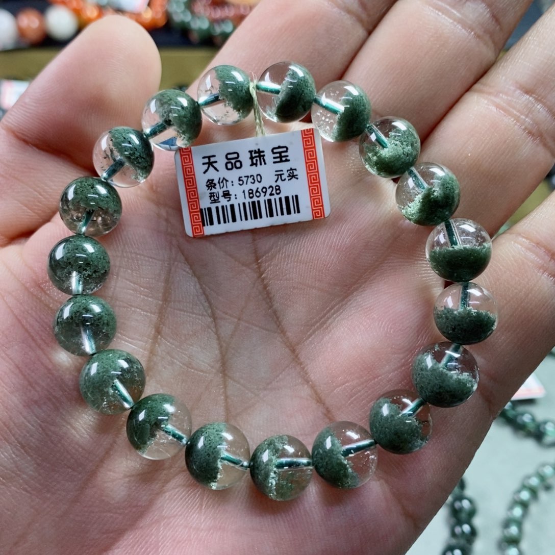 水晶手串未镶嵌绿幽灵186928