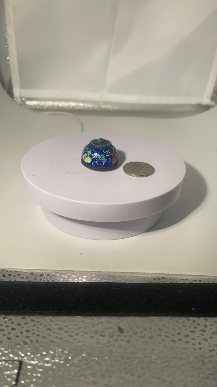 凤祥裕记铜胎珐琅小罐