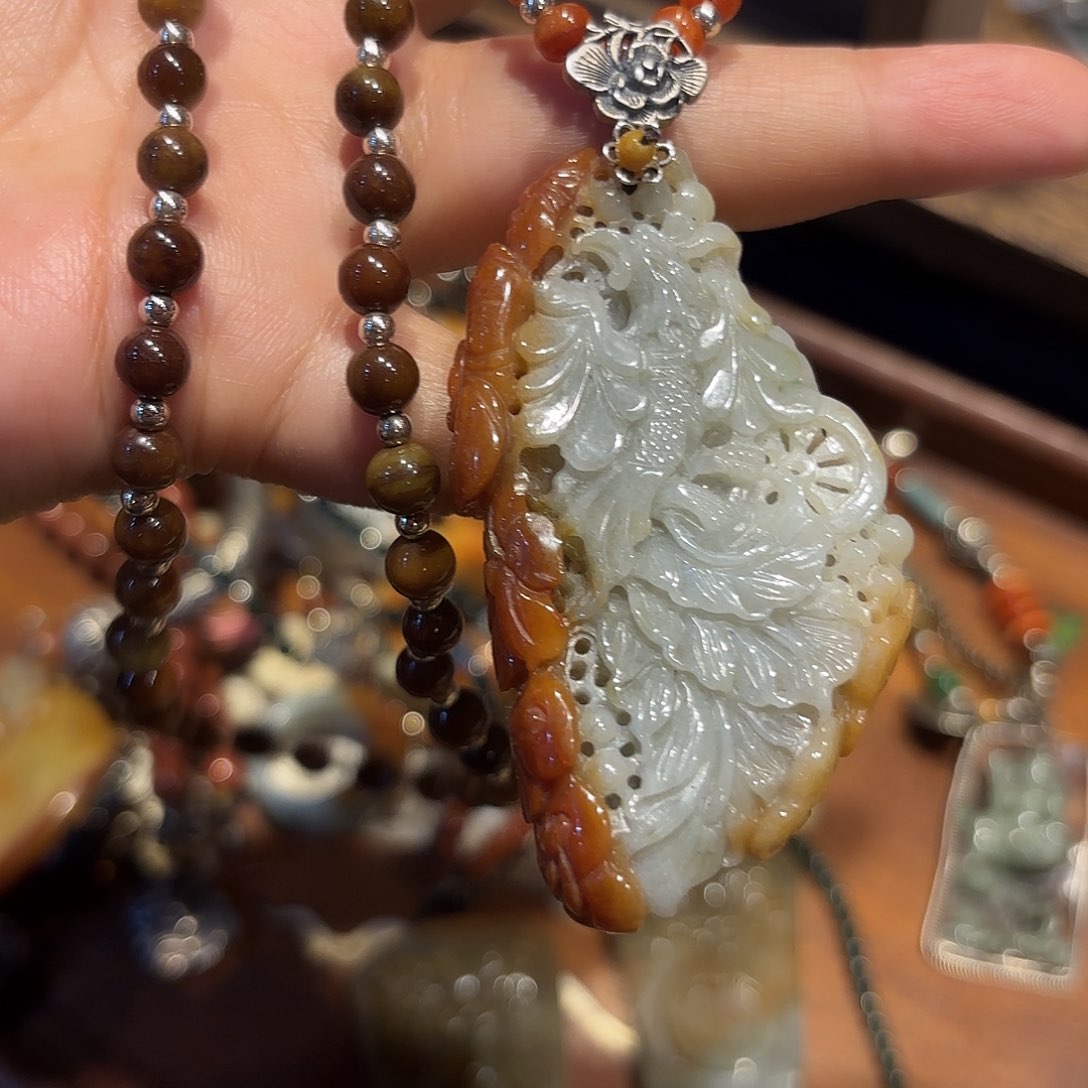 翡翠颈饰未镶嵌原创