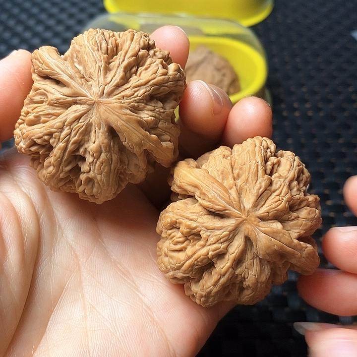 文玩核桃把件粗筋