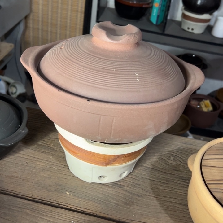 库存尾货紫砂干烧锅一套口径27