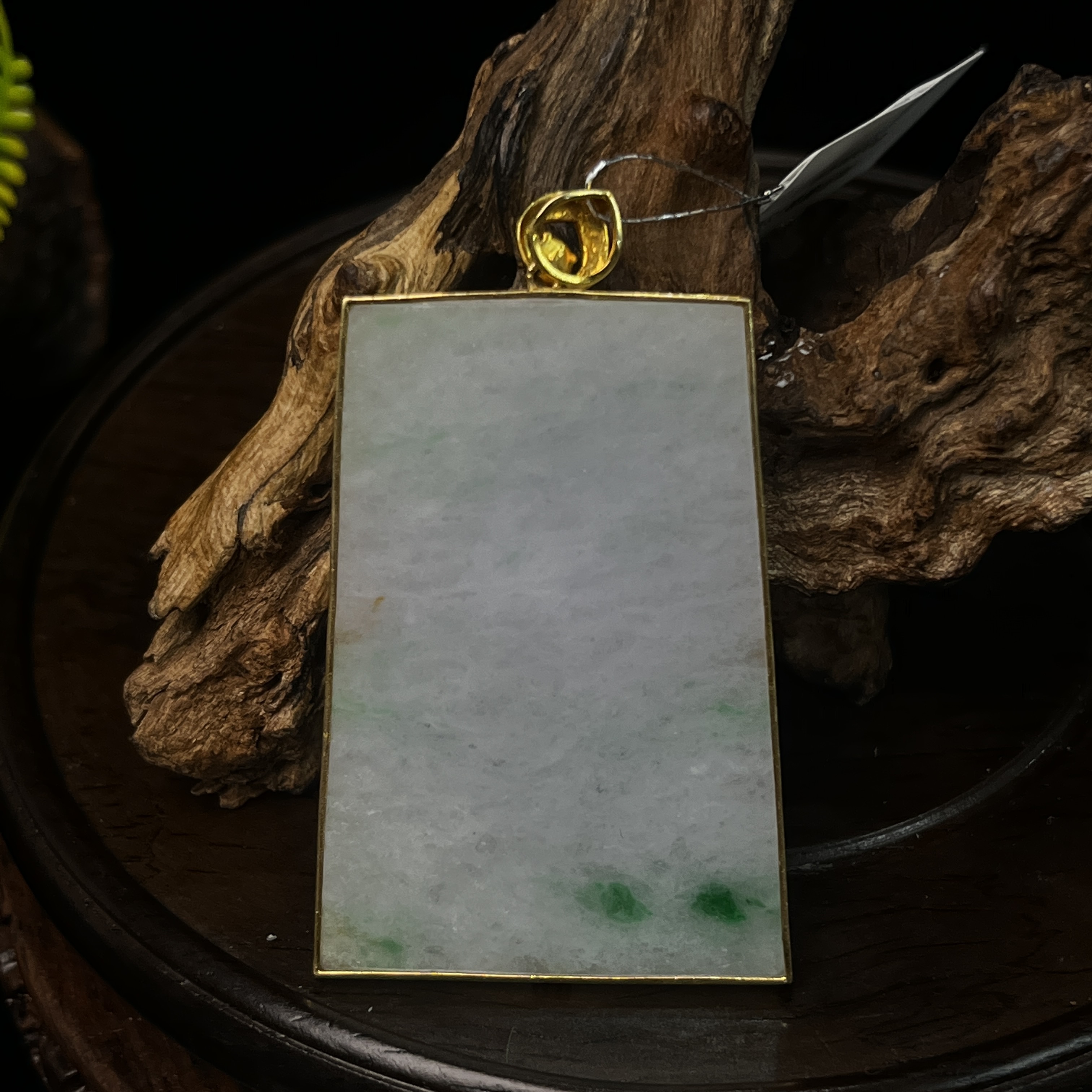 【诚翠拍品第一百二十八期午】翡翠20无事牌HXXQ13023金