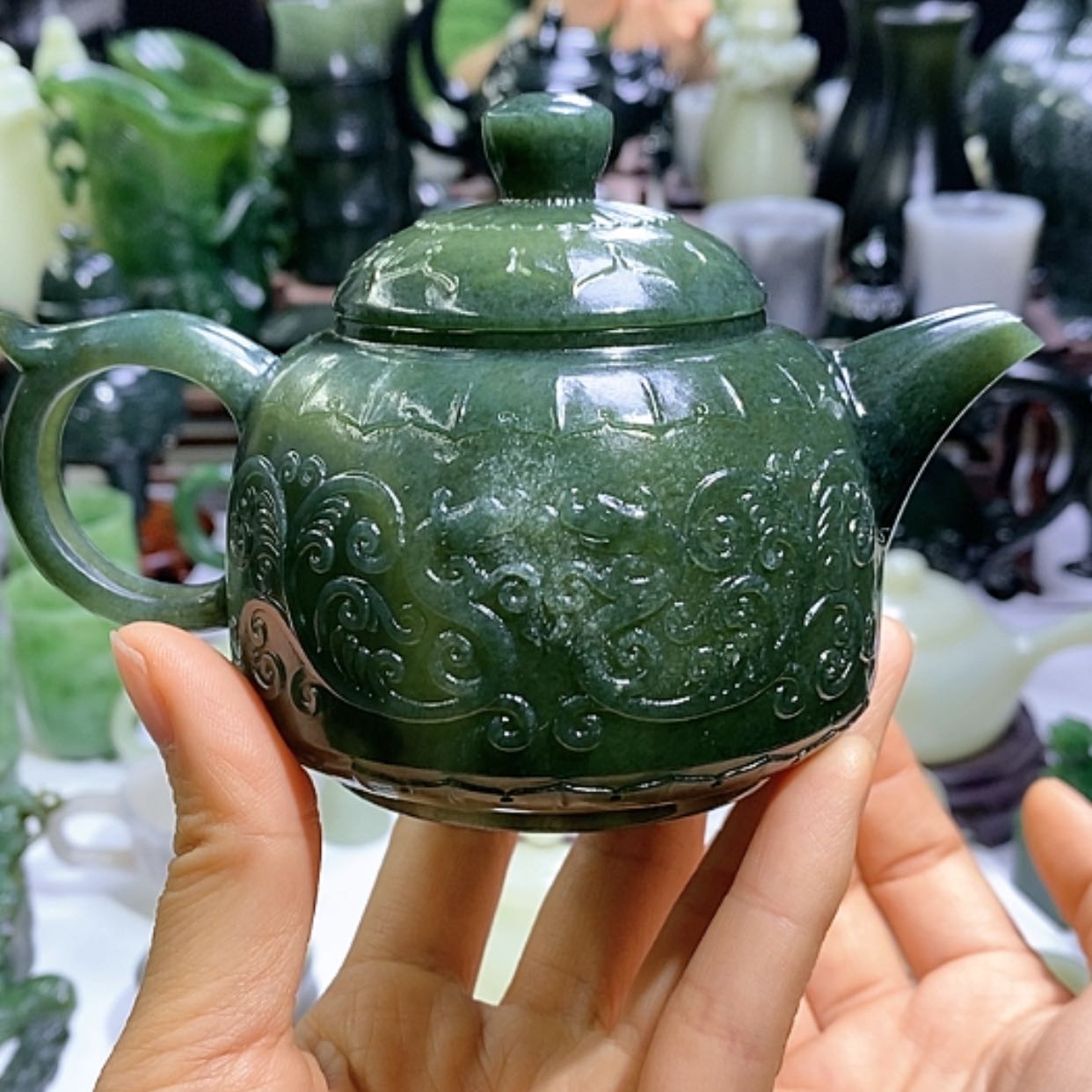 【闪购商品】和田玉摆件未镶嵌远**海福利