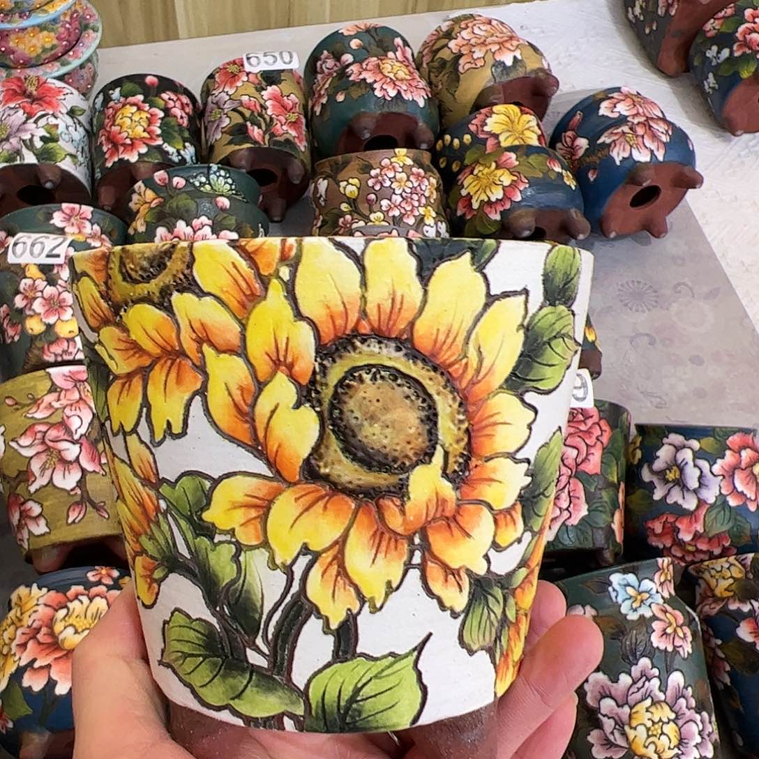 景德镇陶瓷花盆景德镇陶瓷花盆