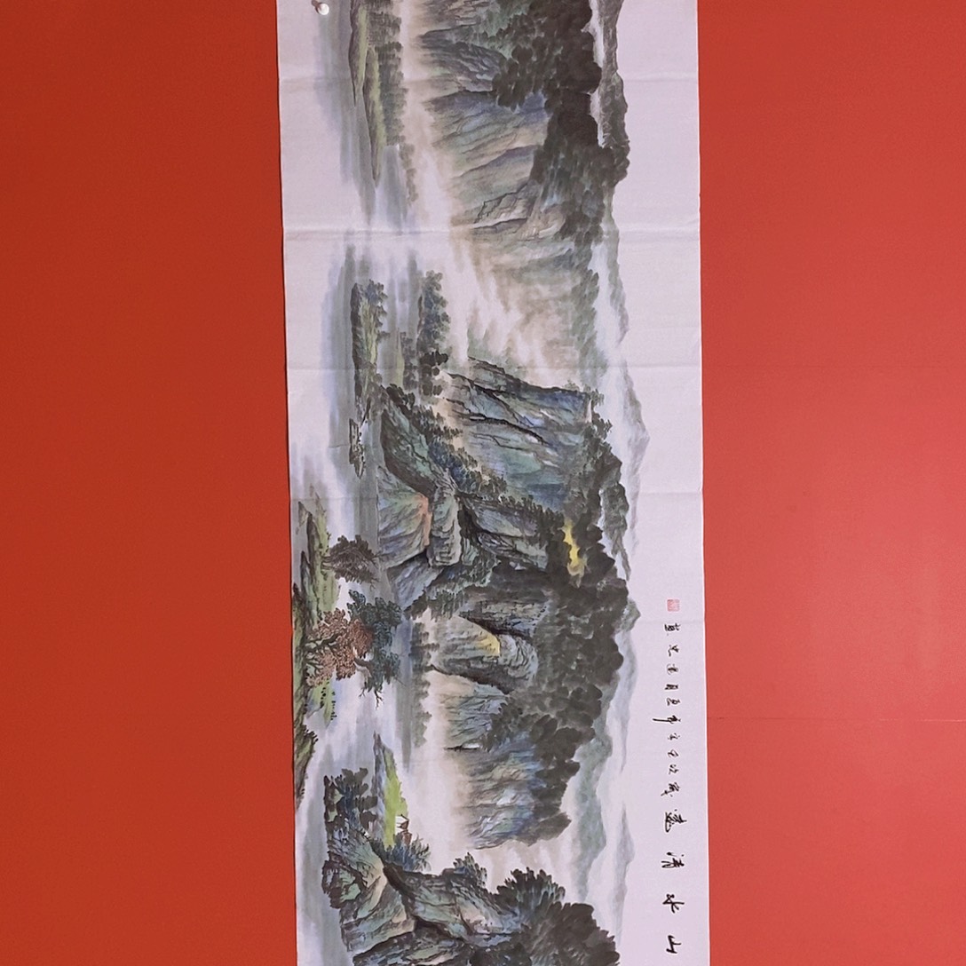 国画山水花鸟国画作品