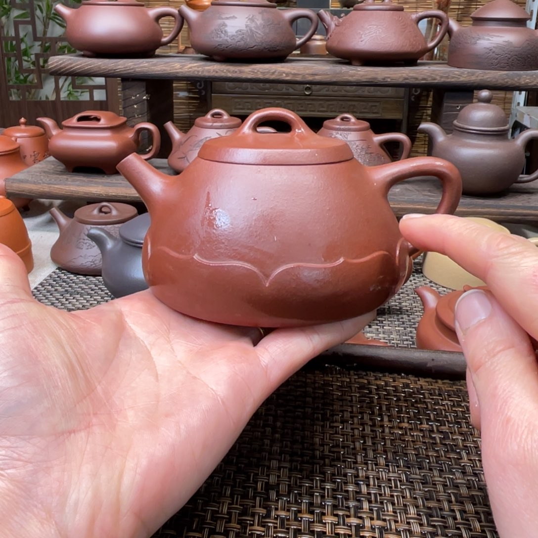 紫砂茶壶宜兴原矿紫砂手工制320