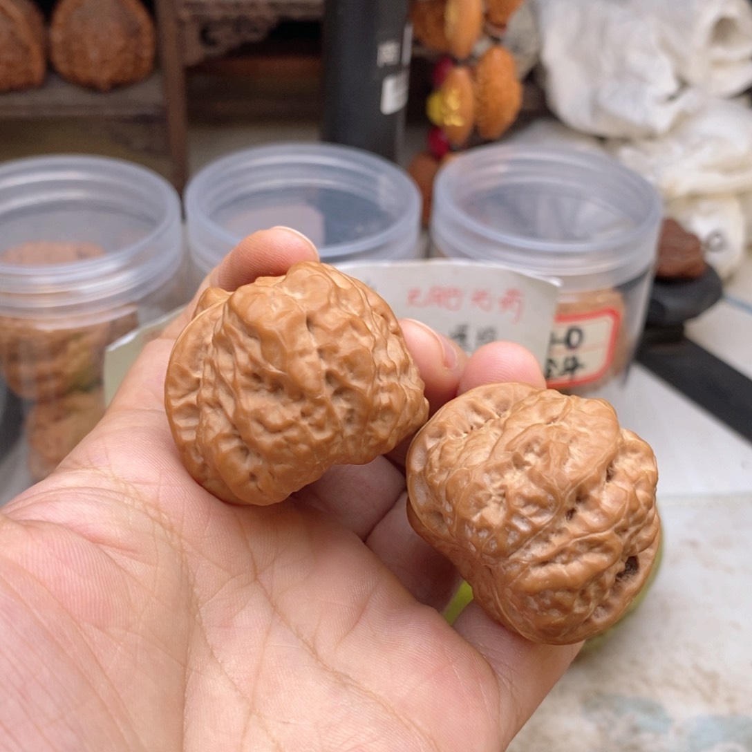吊坠文玩核桃38蛤蟆有修