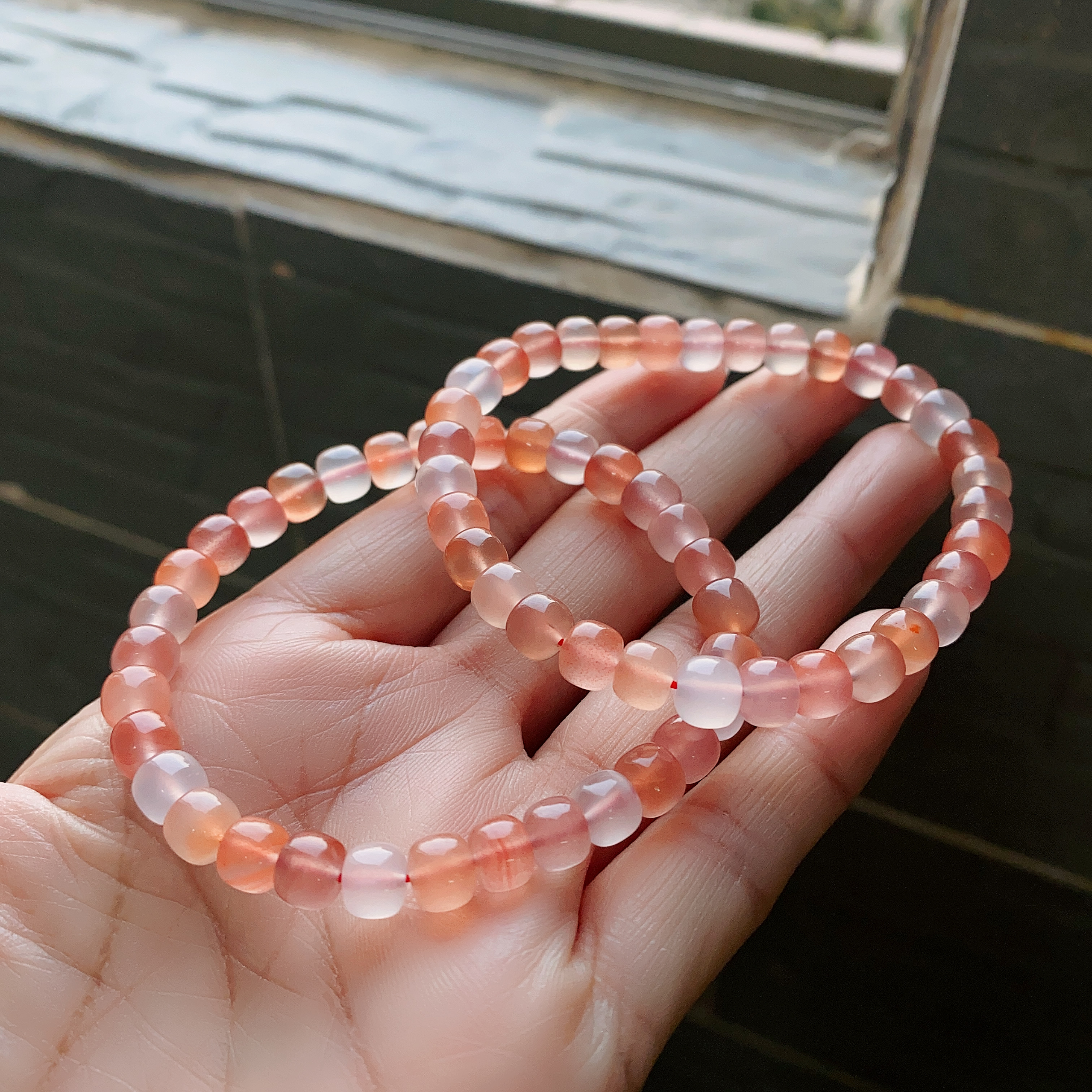 1006/南红原矿无注胶 南红老型珠5+手串/多样性发货/发1件