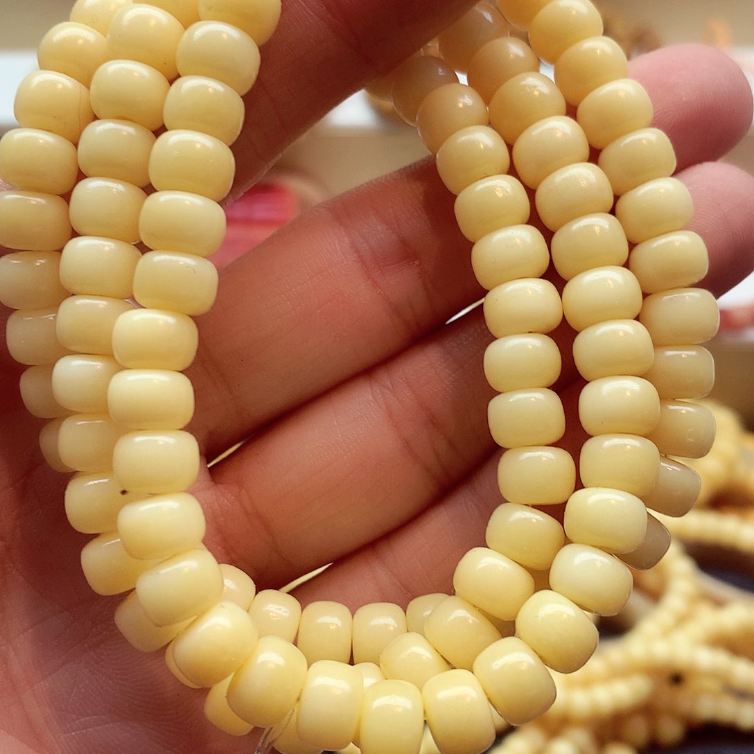 牛骨手串/手链0.8陈化牛骨108