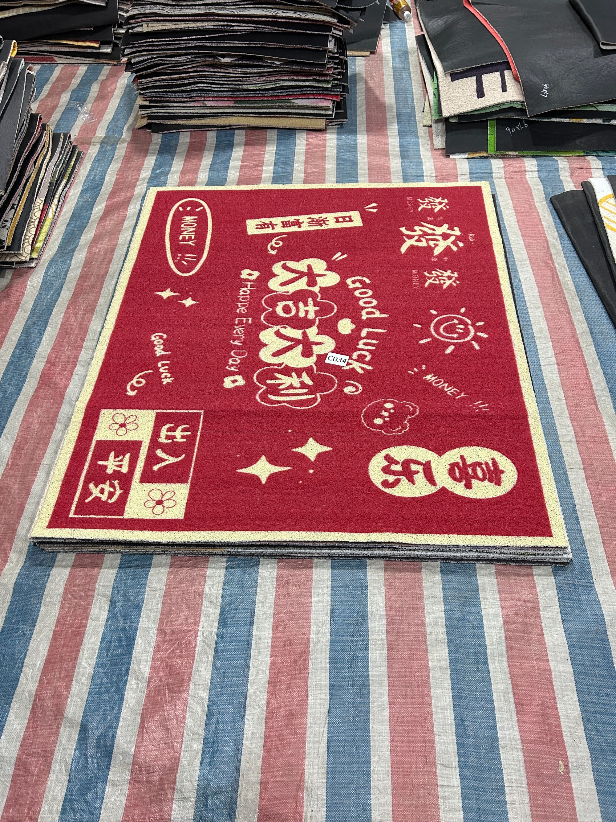 120x140cm 孤品瑕疵丝圈地垫门垫入户门厨房防滑可裁剪大门口浴室