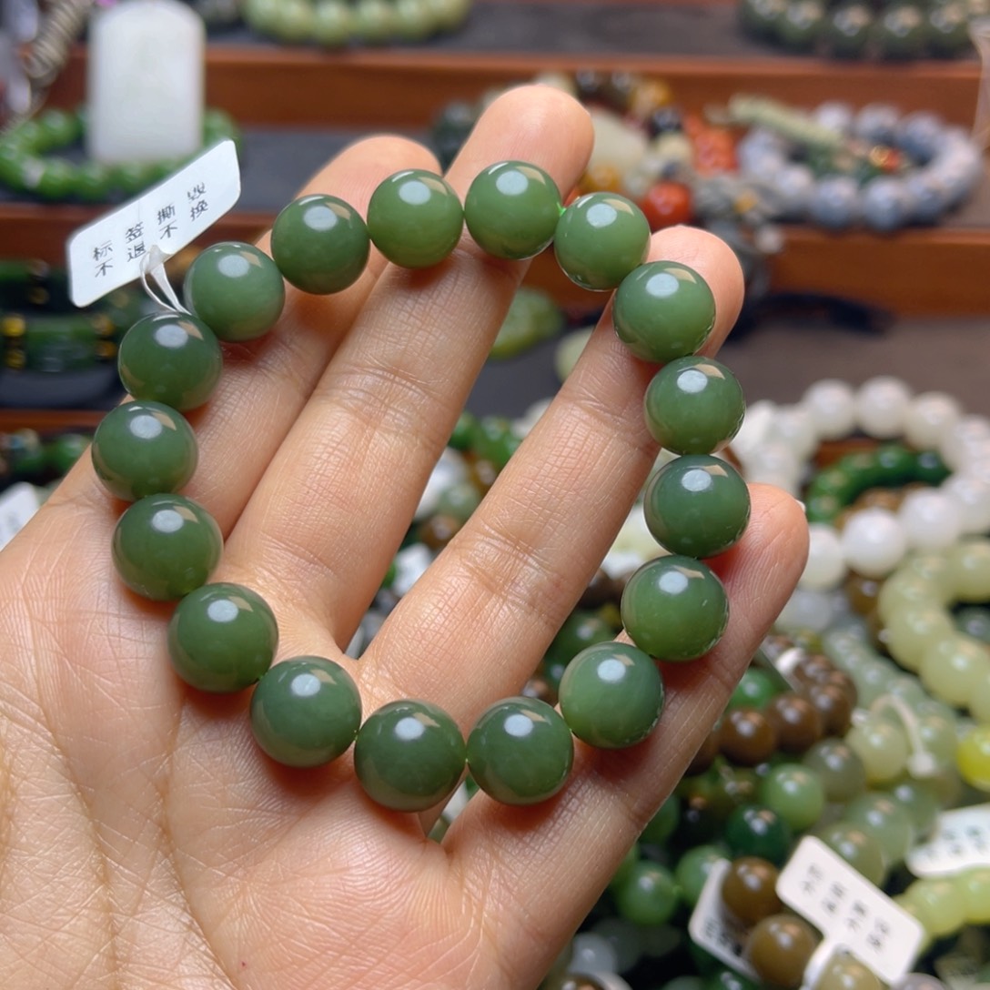 和田玉未镶嵌手链