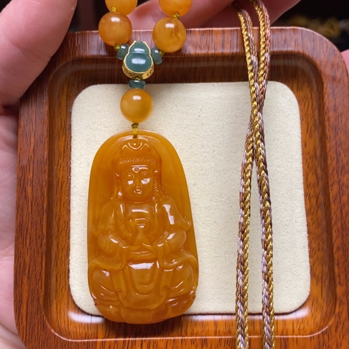 【闪购商品】蜜蜡颈饰未镶嵌项链